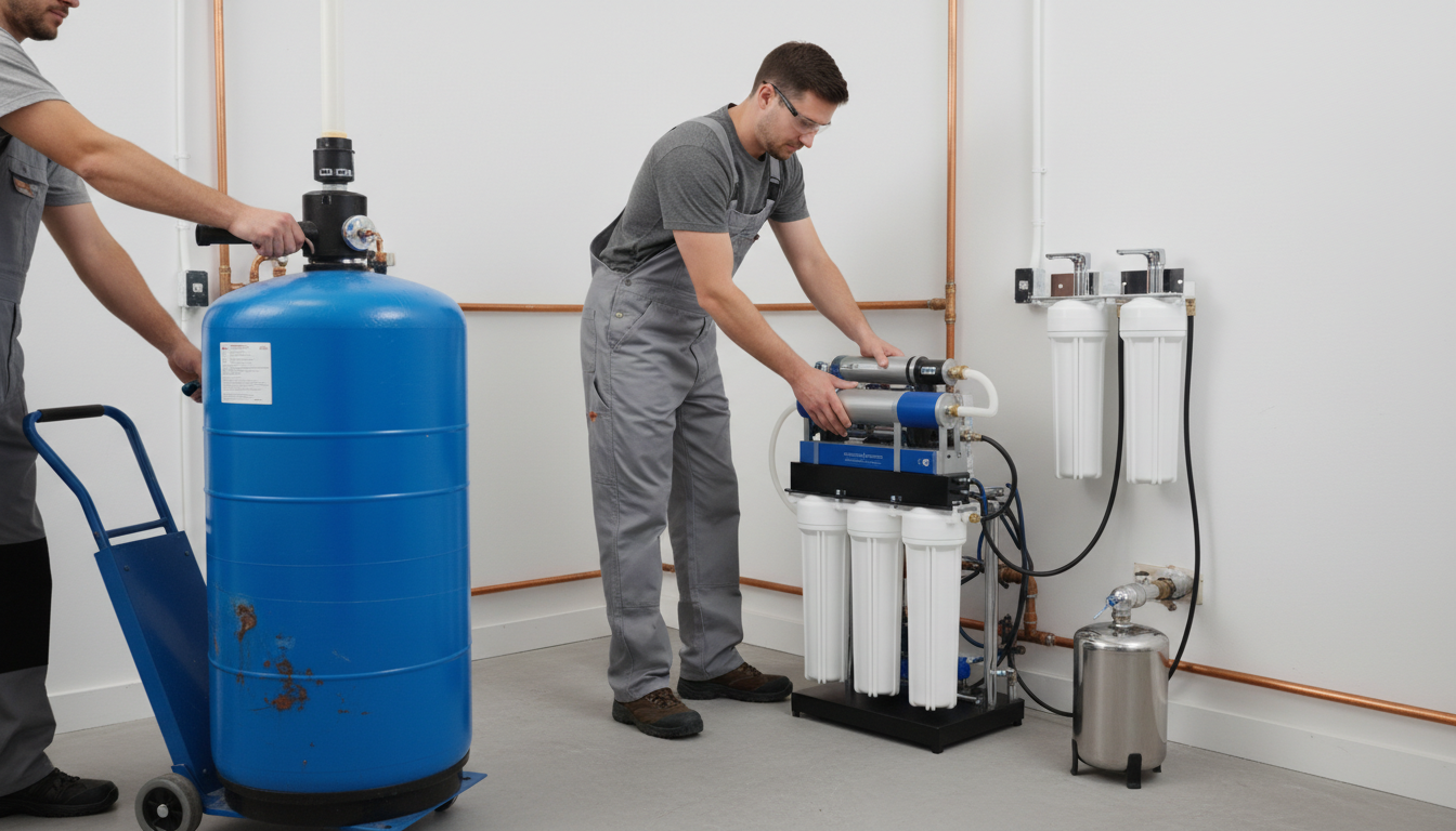 Water Filter Dubai Aqua Best water filter replacement service - upgrading old water filtration system in Dubai UAE